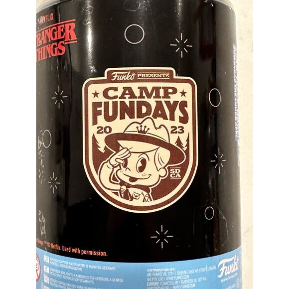 Funko Soda Freddy as Dustin (Black Light, Sealed) - 2023 Camp Fundays Exclusive - Picture 4 of 6